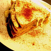 Torcik naleśnikowy z jabłkami