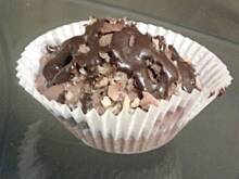 Fot. je7mima, Muffinki czekoladowe z bananem i orzechami