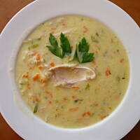 Rozgrzewający krupnik,gęsty i pożywny