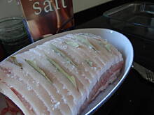 Fot. aninka, Pieczeń wieprzowa z chrupiącą skórką (Flæskesteg)