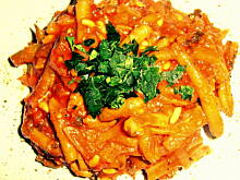 Fot. mufffinka, Fasolka szparagowa z pomidorami "grecka"