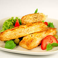 Francuskie zawijańce z kurczakiem