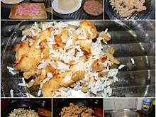 Fot. DZASTI, Kurczak z cebulą i ryżem.