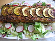 Fot. pao77, PIECZEŃ Z MIĘSA MIELONEGO Z CUKINIĄ I ŻÓŁTYM SEREM