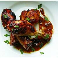 Kurczak w ostro - słodkiej glazurce