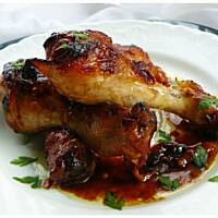 Kurczak w ostro - słodkiej glazurce