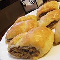 Paszteciki mięsno-grzybowe.