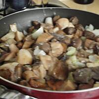 Paszteciki mięsno-grzybowe.