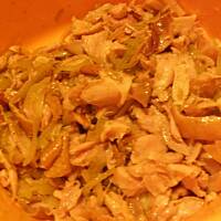 Bułki z wędzonym kurczakiem.