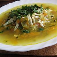 Zupa z cukinią w roli głównej.