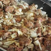 Obiadowa wątróbka drobiowa.