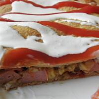 Pieróg a la calzone.