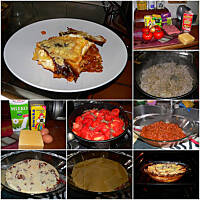 Lasagne z sosem serowym