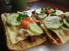 Fot. msewka, Śniadaniowa ciabatta zapiekana.