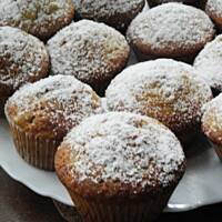 Muffiny z rabarbarem.