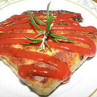 Naleśniki nadziewane serem i szynką