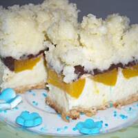 Sernik z wiórkami kokosowymi