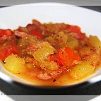 Leczo z kabaczkiem krok po kroku