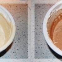 Babka dwukolorowa z dodatkiem oleju