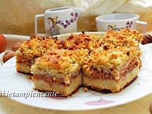 Fot. makusia, Drożdżowe z jabłkami pod orzechową kruszonką