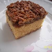 Ciasto z orzechową polewą