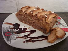 Fot. pralina, Jabłecznik na kakaowym cieście!