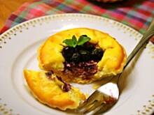 Fot. APM, Sernikowe babeczki z jagodami