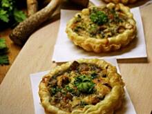 Fot. APM, Tartaletki z kurczakiem i leśnymi grzybami