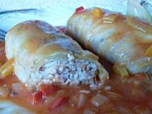 Fot. Anna Z, Gołąbki z kaszą gryczaną, ryżem i mięsem