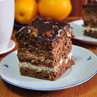Ciasto pomarańczowo-orzechowe