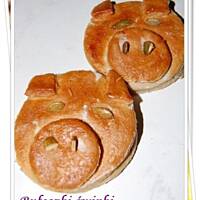 Bułeczki świnki pełnoziarniste