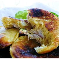 Racuszki z wędzoną makrelą