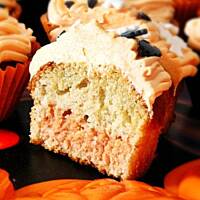 Pomarańczowe muffinki na Halloween