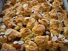 Fot. krakowianka w bieszczadach, Szarlotka z migdałami na kruchym spodzie