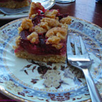 Razowe ciasto ze śliwkami