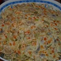 Sałatka śledziowa z pieczarkami