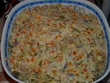 Fot. Anna Z, Sałatka śledziowa z pieczarkami