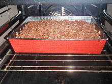 Fot. anekbu, Sernik królewski na kakaowym spodzie z powidłami