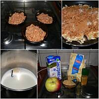 Ryż na mleku "jabłko pieczone" na dwa sposoby.