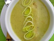 Fot. olusia23, Krem z pora z tymiankiem i serowymi grzankami