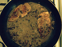 Fot. Pyrduś, Kurczak z sosem grzybowym