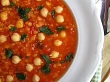 Fot. olusia23, Marokańska zupa z ciecierzycą, soczewicą i kolendrą