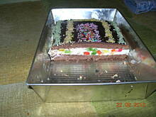 Fot. Beti., Ciasto z galaretką w cukrze