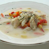 Jarzynowa zupa rybna