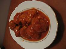 Fot. miszelka golonka, Wieprzowo- marchewkowe pulpeciki w sosie