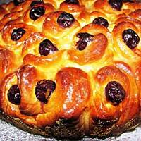 Drożdżówka kwiatowa