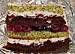 Fot. Anna Z, Tort kakaowo-makowy z masą kawową i z wiśniami