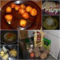 Czosnkowe kulki ziemniaczane