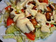 Fot. makusia, Sałatka z kurczakiem i granatem na dwa sposoby