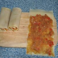 Roladki z makaronem lazania